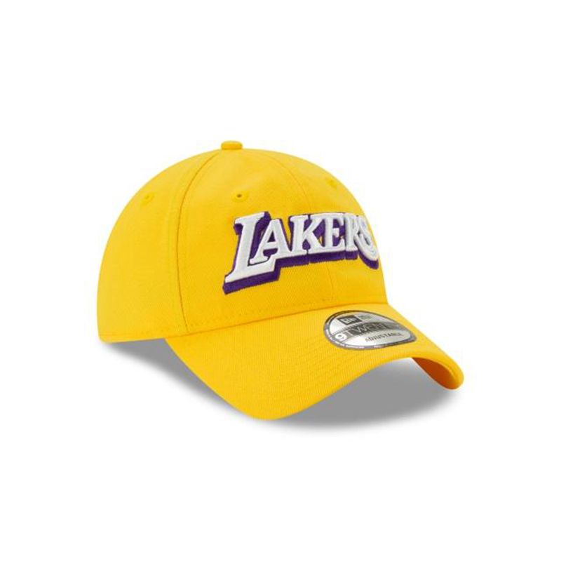 NBA Los Angeles Lakers 2019 Authentics City Series 9Twenty Adjustable (JVY1054) - Yellow New Era Caps